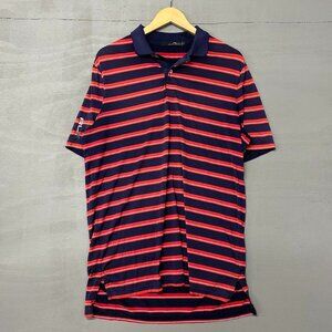 Polo Ralph Lauren Performance‎ RLX Striped Collared Dri Fit Shirt Medium